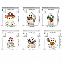 Halloween Ghost Sunlight Catcher, 2D Flat Acrylic Hanging Decoration, Suitable For Hanging In Corridors, By Windows, Outdoor Gardens, Study Rooms, Bedrooms, Living Rooms, Etc. Halloween Gift, Autumn Decoration Home Decor Halloween Decor Room Decor