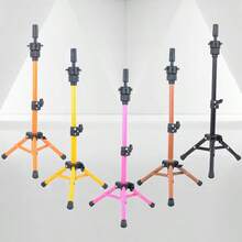 Tripod Penyangga Wig 23 Inci yang Dapat Diatur - 5 Warna, Bahan Logam Berkualitas Tinggi, Desain Lipat Portabel, Cocok untuk Kepala Manekin, Pembuatan dan Penataan Wig Profesional, Penggunaan Dewasa - 23 inci - View 10