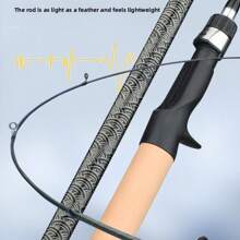 1,8 m/5,91 pies Caña de pescar de aleación de aluminio ligera - Caña ultraligera sólida para micro señuelos, caña de lanzamiento UL suave, duradera y ligera para agua dulce y salada, regalo ideal para Navidad, Día del Padre, cumpleaños - Caña de pescar con señuelos asequible, mango ergonómico, material compuesto duradero