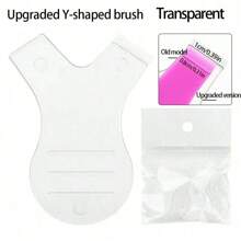 10pcs Y-Shaped Eyelash Lift Brush, Suitable For Eyelash Perming, Eyelash Extension, Reusable Plastic Cleaning Comb, Eyelash Extension Curler Tool, Eyelash Lift Brush