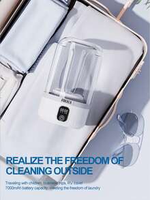 Mini Underwear Sock Washing Machine Home Use Fully Automatic Portable Laundry CupMustlong Battery Life - Multicolor - View 7