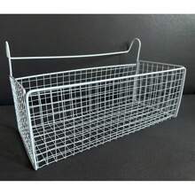 Bedside Storage Shelf For Bunk Bed, With Hanging Baskets And Hooks To Organize Items Above Top Bunk