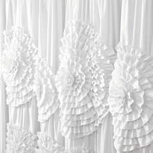 LUSH DECOR Serena Shower Curtain Blush 72X72 Halloween-Fall Decor-Room Decor - White - View 5