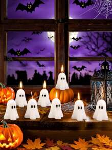 Molde de silicona 3D para velas y jabón de Halloween - Decoración espeluznante, forma asimétrica para moldeo de resina y ornamento para el hogar, silicona y artículo imprescindible para manualidades DIY