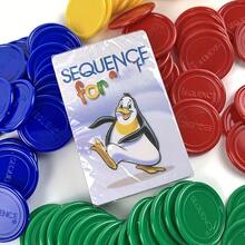 [Construcción Duradera] Secuencia: Inteligencia vs. Suerte" Juego de Cartas - Juego de Mesa Estratégico con Temática Animal Vibrante, Cartulina Duradera, Ideal para Fiestas Familiares y Entretenimiento Después de la Cena, Juego de Estrategia | Diseño Alegre | Juego Atractivo, Juegos de Cartas para Familia - Multicolor - Ver 5