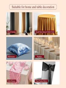 1pc Satin Duchesse Fabric For DIY Bridal Headpiece, Suitable For Wedding Dress, Birthday Party, Gathering With Friends, Outdoor Activities, Room Decor