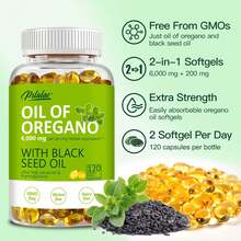 PSLALAE Oil Of Oregano - Enhance Immunity, Energy, And Support Digestive System Health, Help Maintain Overall Health - 120pcs - 一瓶 - 試用階段 - 查看 3
