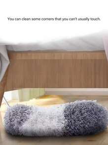 1 pieza Plumero extensible de microfibra súper con mango de acero inoxidable y varilla telescópica, cepillo de limpieza de polvo de fibra para el hogar, plumero retráctil, ideal para limpiar techos, ventiladores y muebles, para uso doméstico