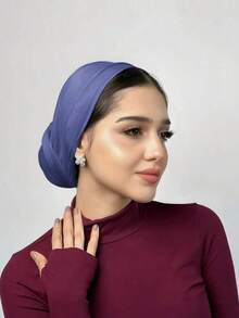 1 lenço/bandana feminino clássico de cor sólida, 3 estilos de uso diferentes, versátil e prático, tecido modal macio e elástico, confortável e adequado para uso diário, esportes, ioga, etc. - Multicolorido - Ver 7