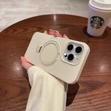 New Magnetic Liquid Silicone For Magnetic Shockproof Case Foldable Stand - Blanco - Ver 2