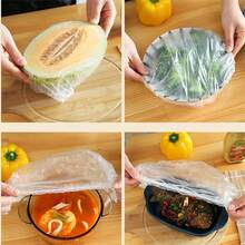 200pcs Reusable Stretch Silicone Lids, Food Wrap Covers, Fit Various Containers, Suitable For Leftovers, Grilling, Fruits & Vegetables - Multifunctional Sealing, Waterproof, Dustproof Stretch Film Covers For Kitchen, Refrigerator And Countertop Storage - Multicolor - View 9
