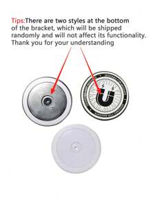 1pc Powerful Magnetic Inflatable Phone Stand, Ultra-Thin Portable Slouchy Retractable Transparent Magnetic Phone Holder