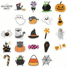 100 件森林魔法女巫可爱搞笑卡通贴纸万圣节贴纸万圣节礼物万圣节玩具卡通贴纸乙烯基贴纸适用于水瓶、水壶、吉他、行李箱、手机、手机壳、笔记本电脑、滑板、礼物 - 多色B - 查看 6