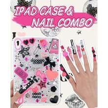 1050 Pcs Junk Phone Case Charms Kit, Charms For Customizing Cases, Kawaii Bow, Letter Beads, Nail Accessories, Flatback Pearls, Rhinestones, Cute Aesthetic Decor For Personalization - 預設 - 查看 5