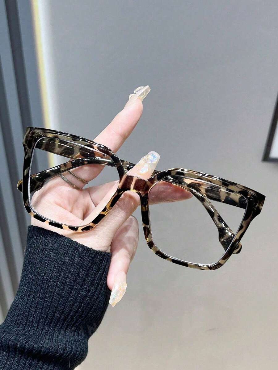 1/3pcs Fashionable Cat Eye Large Frame Cute Classic Photography Glasses - Multicolor - View 1