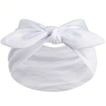 1/3pcs Women's Bow Rabbit Ear Headband Bohemian Style Wide Headband Ultra Wide Cute Rabbit Ear Knot Headband, Paired With Paisley Pattern, Elastic Solid Bow Hair Ornament, Suitable For Women, Yoga/Sports/Outdoor Use Headband Bow Solid Color Fashion All Seasons Hair Accessories Autumn Accessories Autumn Head Scarf Women Bandana Fashion Head Wrap Fall Hair Band Winter For Vacation Outfits Woman - Multicolor - View 8