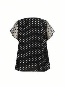 Enliva Jennifer_samantha_style Plus Size Casual Minimalist Fashion Tie Front Shirt, Everyday Wear, Summer Top For Women/Summer, Vacation Woman Top, For Apple Rounded Body Shape