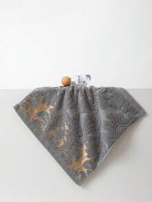 1/5/10 块方形手帕 34*34cm，简约提花图案，吸水速干，适用于浴室、厨房、旅行、酒店、户外，适合男士、女士和情侣的礼物，四季洗碗布厨房巾 - 彩色 - 查看 8