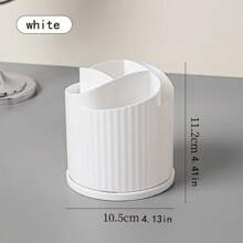Organisateur de maquillage rotatif à 360° anti-poussière: Carrousel de rangement cosmétique multifonctionnel pour rouge à lèvres, pinceaux pour ombres à paupières et outils de maquillage | Support rotatif de table de toilette, boîte de rangement de beauté grande capacité avec conception anti-poussière, pour vacances à la plage, collection de salle de bain, collection de chambre, grande capacité