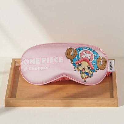Miniso 海贼王乔巴眼罩，精美印花还原人物魅力，居家旅行遮光好物，午睡出差的贴心伴侣（1个）
