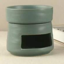 1 件现代简约欧洲陶瓷香薰炉 | 优雅烛台和精油扩散器（不含烛台）