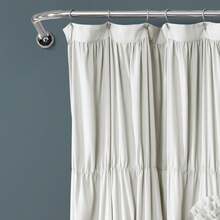 LUSH DECOR Serena Shower Curtain Blush 72X72 Halloween-Fall Decor-Room Decor - Light Gray - View 5