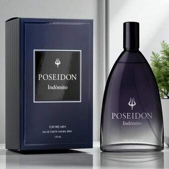Poseidon Indomitable Parfum 150 ml - Intens en langdurig aroma met waterige en houtachtige noten - Elegantie en kracht voor dagelijks of speciaal gebruik - ✅ Levering binnen 3-5 dagen