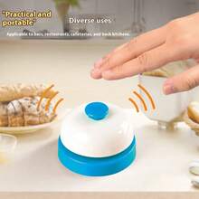 1pc Handheld Buzzer/Bell, Suitable For Answering Questions, Pet Call Bell, Waiter Bell, Dog/Bird Training Bell, Tabletop Game Buzzer, Party Game Prop, Carnival Game Prop, An Essential Party Item And Also A Great Gift For Holidays, Birthdays, Halloween, Christmas, Party Surprises - Multicolor - View 10