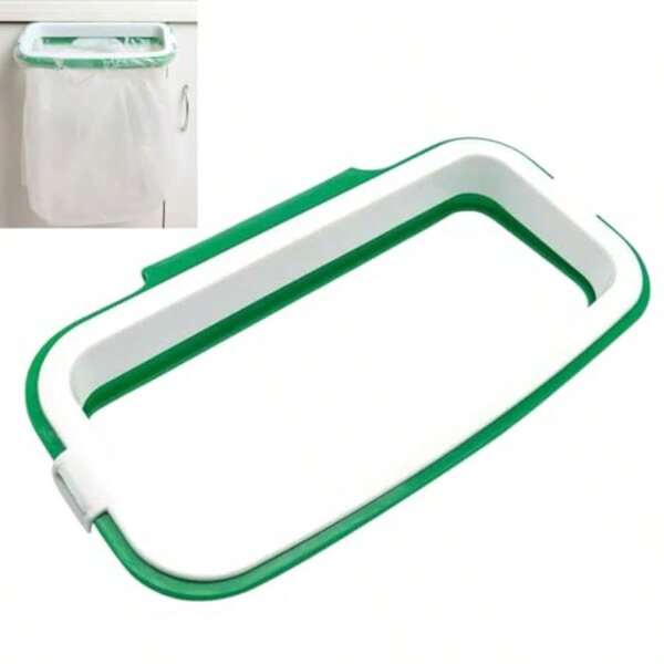 Trash Bag Holder For Kitchen Hanging Trash Can Garbage Bags Holder Door Back Style Stand Under Sink Trash Can Kitchen Cabinet Bin Garbage Storage Rack For Bathroom Office Cupboard RV
