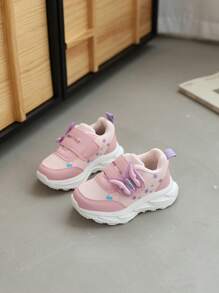幼儿儿童软底防滑透气动物卡通运动鞋，春秋季 - 粉色 - 查看 2