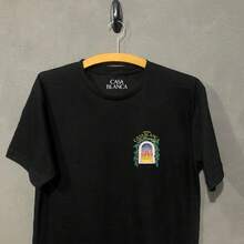 Streetwear Shirt Hotel Red T-Shirt Launch 2025 Basic 100% Cotton Short Sleeve Blouse Plus Size Various Colors!! Fastest Shipping From Brazil!! - màu đen - Xem 2