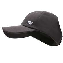 1pc Letter Casual Street Style Polyester Embroidery Metal Decor Sports Outdoor Messy Bun Cap, Summer - Black - View 9