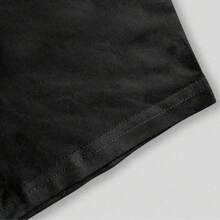 Streetwear Shirt Hotel Red T-Shirt Launch 2025 Basic 100% Cotton Short Sleeve Blouse Plus Size Various Colors!! Fastest Shipping From Brazil!! - màu đen - Xem 5