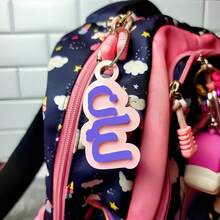 1Pc Custom Arabic Name Tag, Arabic Acrylic Keychain, Personalized Acrylic Name Tag, Water Bottle Tag, Backpack Name Tag, Gift For Teacher's Day, ,Colorful,Cute,Adorable,Funny,Kawaii,Y2K,Stylish,Unisex,Casual,Custom,Personalized,Unique,Customized,Ideal Gifts For Him,Ideal Gifts For Her,Her,Boyfriend,Girlfriend,Family,Friends,Apparel Accessories,Halloween Edit,Freshman, Sophomore, Underclassmen - Multicolor - View 9