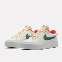 Giày thể thao thường ngày Nike Court Legacy Lift dành cho nữ FD0355-133 - màu be xanh lá cây - Xem 1