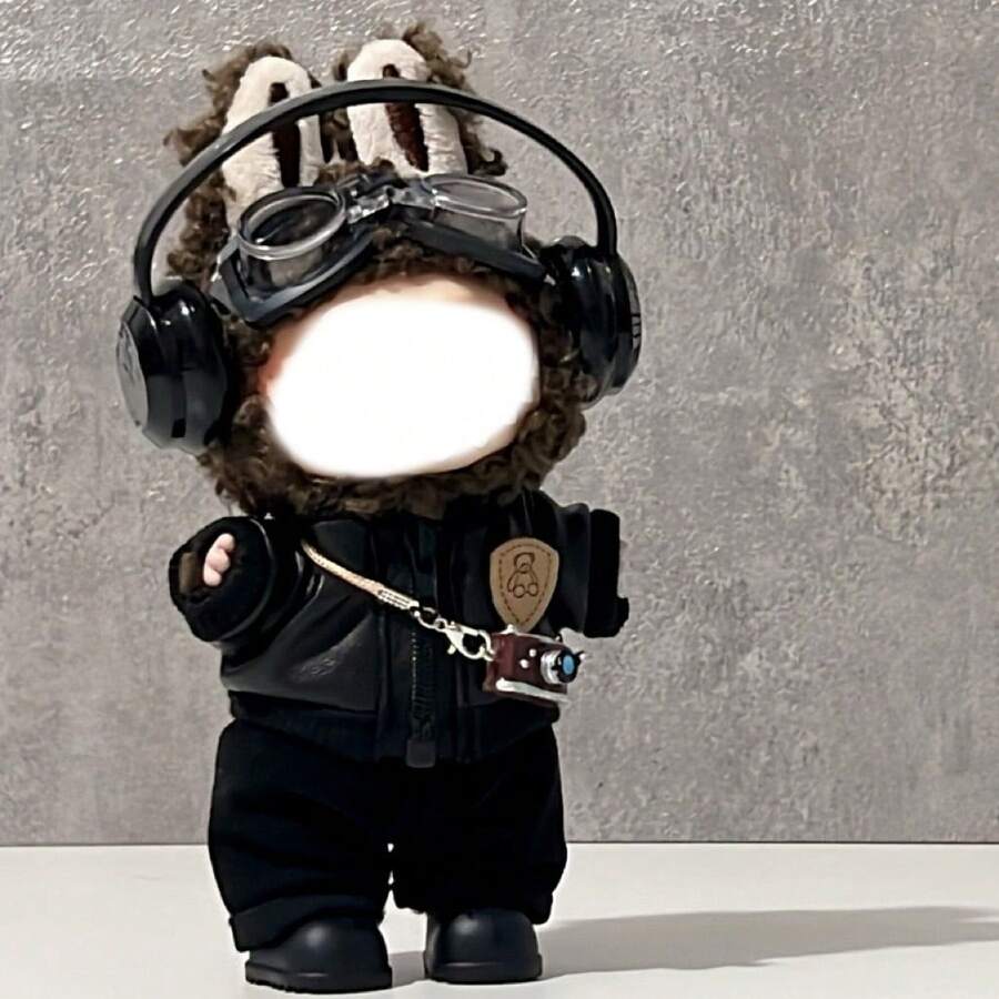 1pc Plush Doll Outfit, Clothing 1st/2nd/3rd Generation, High Energy 3.0 Ceramic Figurine, Wearable For Sitting Party - Multicolor - View 1