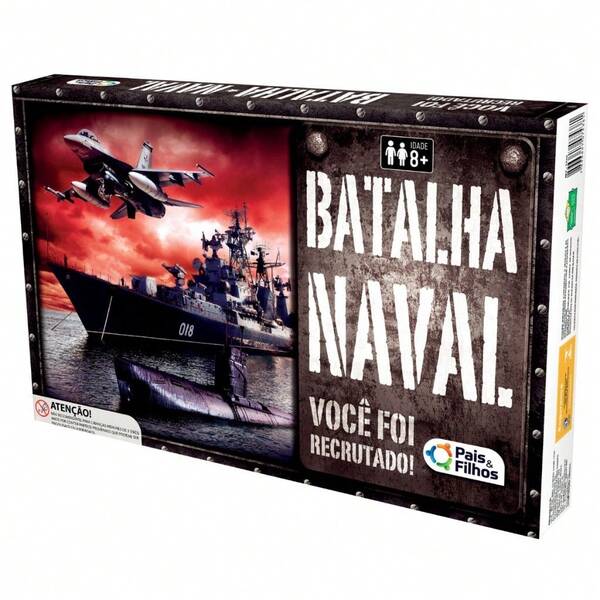 Jogo De Tabuleiro Batalha Naval Pais e Filhos REF.:2800