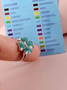 Anillo que cambia de color - Plateado - Ver 3