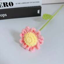 10pcs Handmade Crochet Daisy Flower Versatile Decor For Home, Car, Office, Charming Personal Touch, Simulation Flower Gift For Girlfriend Valentine's Or Teacher's Day Mother's Day Wedding Birthday Decor