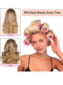 18pcs/Set Large Size Hair Rollers With Clips, Self-Gripping Curler Suitable For Long/Medium/Short Hair And Bangs, DIY Hair Curling Tool (Includes 12pcs Large Roller Tubes + 6pcs Clips), Hair Curlers, Curly Hair Brush, Rollers, Curly Hair Products, Curler, Rollers For Hair Curl, Curly Hair Tools, Hair Roller, Hair Curler, Barber, Hair Curlers, Barber Accessories, Rollers, Curly Hair Products, Curler, Rollers For Hairdressing Equipment, Accessories, Hair Curl, Curly Hair Tools, Hair Roller, Christmas,Curly Hair, Hair Curler, Hair Rollers, Heatless Curl, Heatless Curls, Rollers, Hair Curlers, Curly Hair Products, Hair Curl, Hair Roller, Rollers For Hair, Curly Hair Tools, Heatless Curlers,Hair, Accessories, Hair Products, Hair Tools, Hair Stuff, Hair Care, Curly Hair Brush, Barber, Barber Accessories, Hairdressing Equipment,Heatless Waves,Travel Essentials,Travel Essential,Hairstyle,Hairdressing