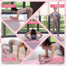 SIDIANBAN Pilates Board, Foldable Pilates Reformer Set, Multi-Purpose Pilates Reformer Board For Home, Pilates Exercise Sliding Board Fitness Equipment For Men, Women