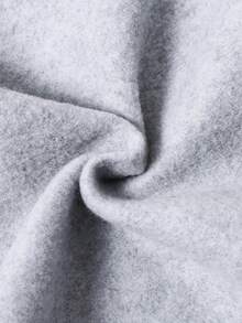 Tween Boy Letter Graphic Print Warm Hoodie And Sweatpants Casual Outfit