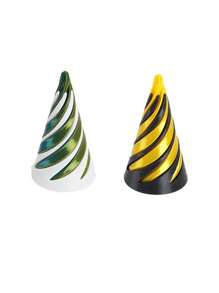 3Pcs Multi-Size Reversible Spiral Cone 3D Printed Anxiety Relief Fidget Toy,Decompression 3D Printed Double-Sided Spiral Cone - Colorful Gradient Structure, 1/2/5/10/20Pcs,Suitable As Halloween And Christmas Gifts, Metal Fiber Structure,Fidget Toys,Fidget,Sensory Toys