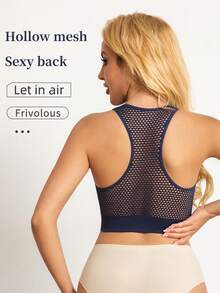 حمالة صدر رياضية مع سحاب أمامي - دعم متوسط ظهر سباق للتمارس اليوغا والجريملابس علويةمة لياقة بدون أسلاك مع تغطية كاملة، حمالة صدر رياضية مريحة وخالية من الحياكة للتمارين في الجيم