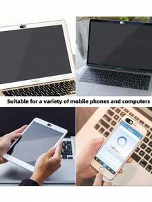 3 piezas de cubiertas de cámara autoadhesivas y deslizables para protección de la privacidad de las cámaras de productos electrónicos, decoración anti-espionaje para la escuela, sorpresa, dormitorio, decoración del hogar, decoración de la habitación, útiles escolares, decoración de pared, pegatinas de pared, pegatina