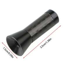 1 pièce Antenne de voiture en fibre de carbone, antenne radio de voiture, accessoire de modification d'antenne courte/longue en métal aluminium