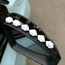 8pcs Random Style Cute Cloud Cartoon Car Interior Dashboard Decor Ornament