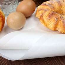 2Set (100pcs/Set) Kitchen Oil-Absorbing Sheet Burger Hamburger Press Paper Nonstick 10CM UK - White - View 11