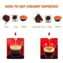 1个可重复使用的咖啡胶囊，兼容博世Tassimo咖啡机，可填充滤网，容量60毫升/180毫升/220毫升 - 橘色 - 查看 6