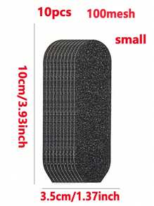 20/10 片足部锉刀砂纸 - 耐用黑色金刚砂板，打造光滑双足，去除死皮，无味塑料修脚工具，大号 100 粒度 5.39 英寸 * 1.69 英寸，小号 180 粒度 3.93 * 1.26 英寸 - 彩色 - 查看 16